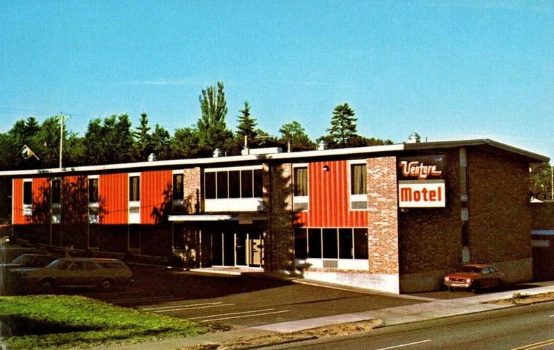 Venture Motel - Vintage Postcard (newer photo)